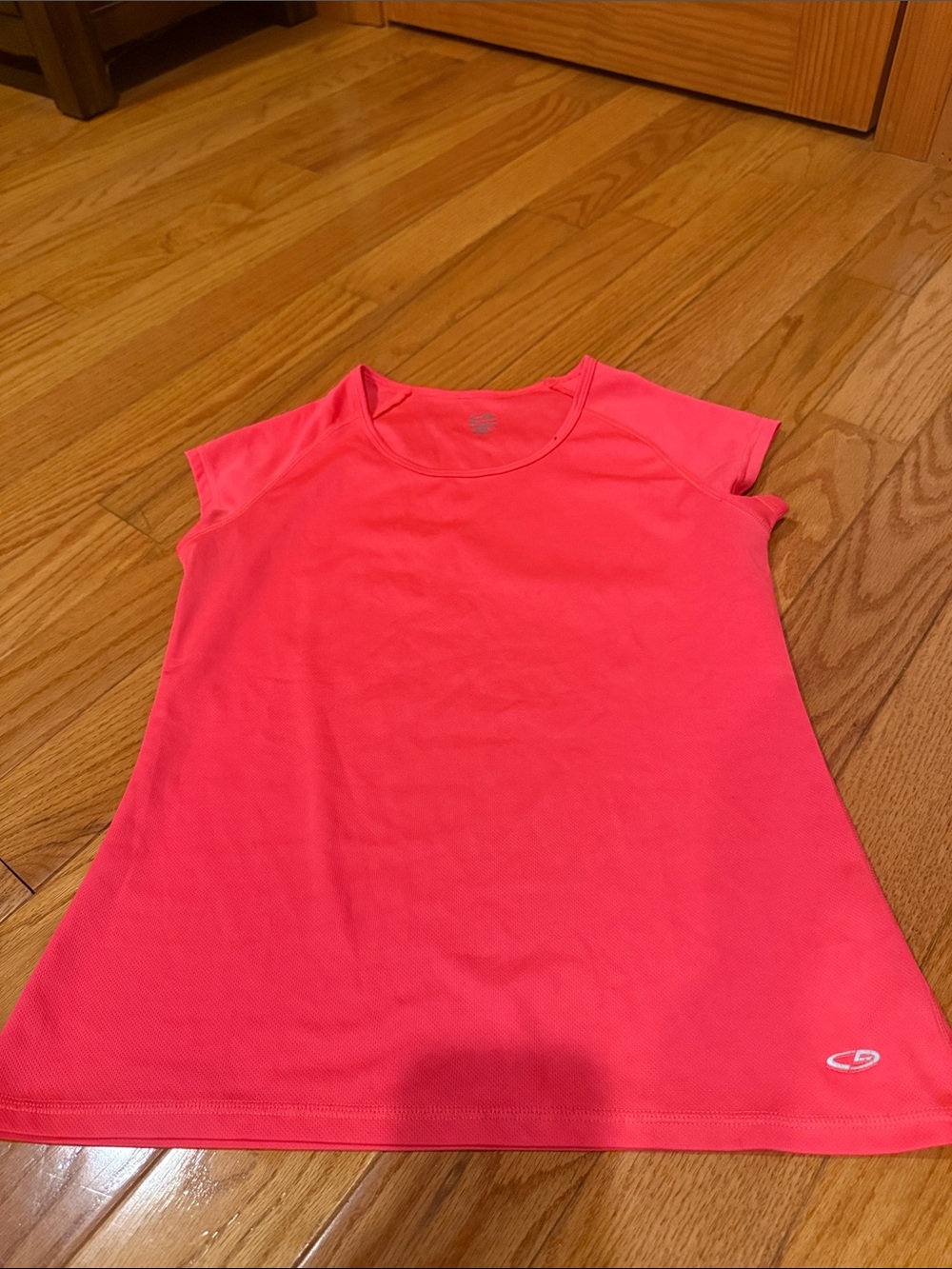 Champion Women's Short Sleeve Athletic Tee in Bright Pink